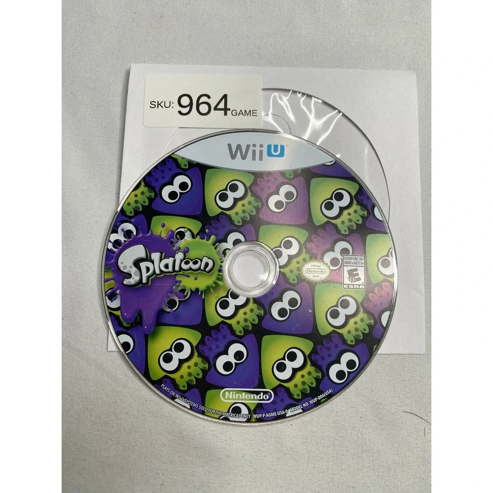 Splatoon Nintendo Wii U Game Disc Only